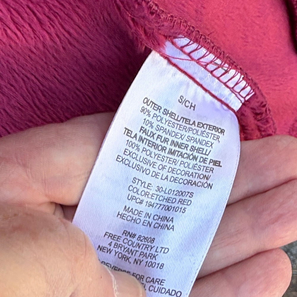 EUC Free Country pink hooded jacket - Picture 11 of 13